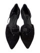 Stuart Weitzman Suede D'Orsay Flats
