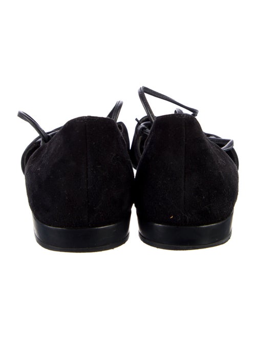 Stuart Weitzman Suede D'Orsay Flats