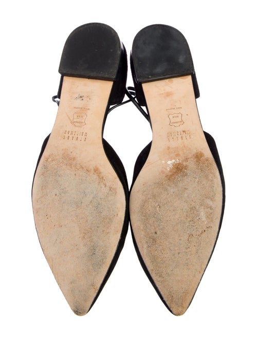 Stuart Weitzman Suede D'Orsay Flats