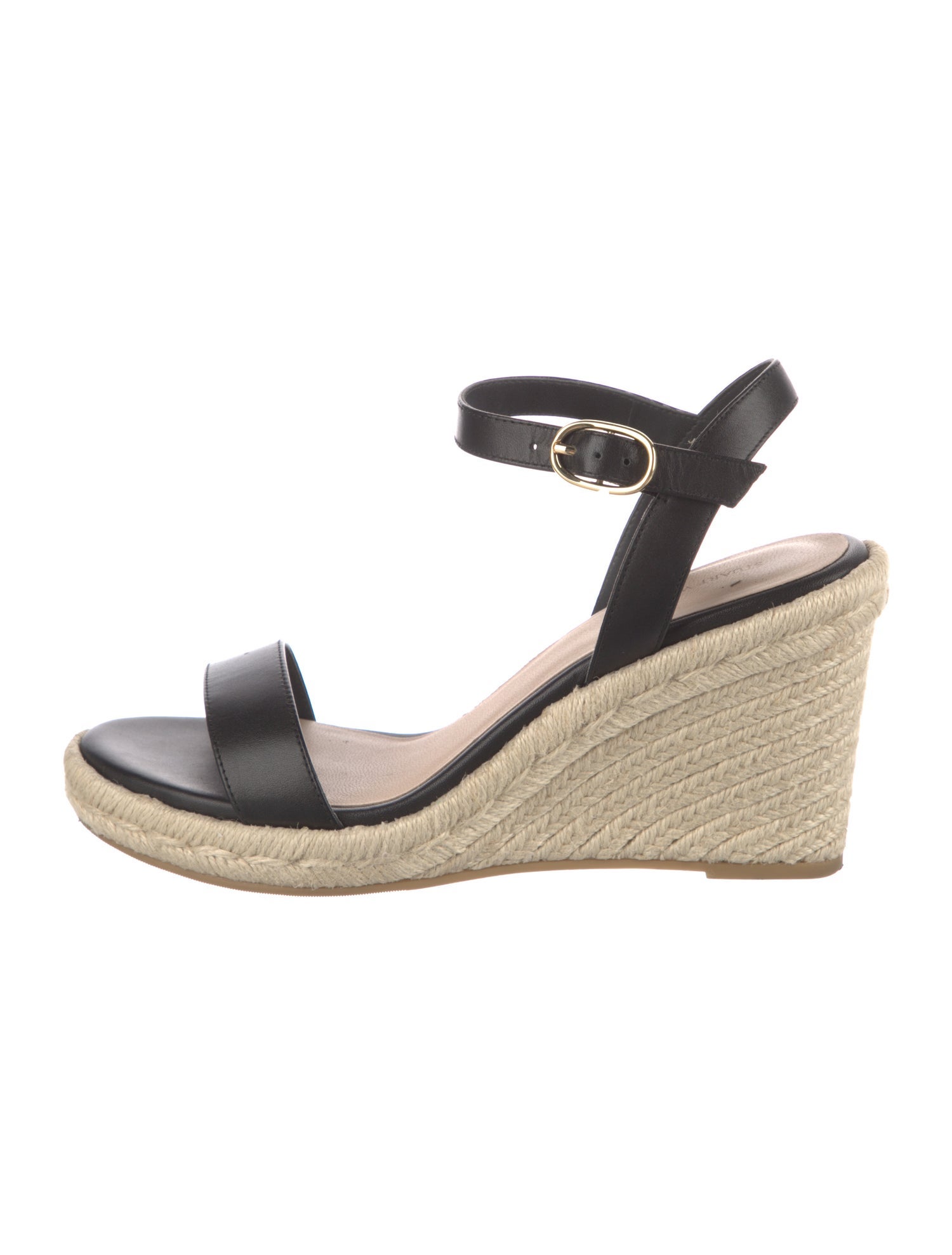 Stuart Weitzman Leather Espadrilles