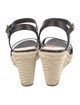 Stuart Weitzman Leather Espadrilles