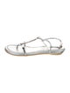 Stuart Weitzman Patent Leather T-Strap Sandals
