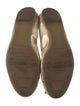 Stuart Weitzman Leather Bow Accents Ballet Flats