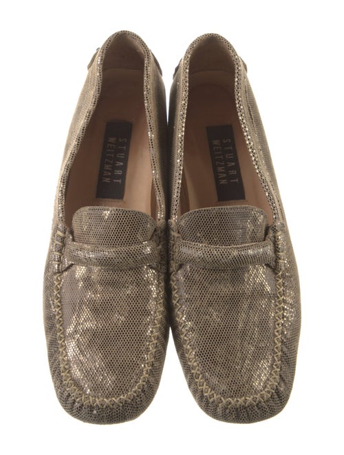 Stuart Weitzman Animal Print Loafers