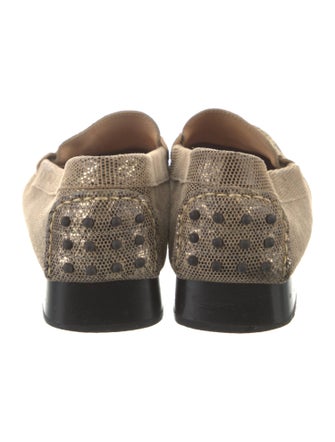 Stuart Weitzman Animal Print Loafers