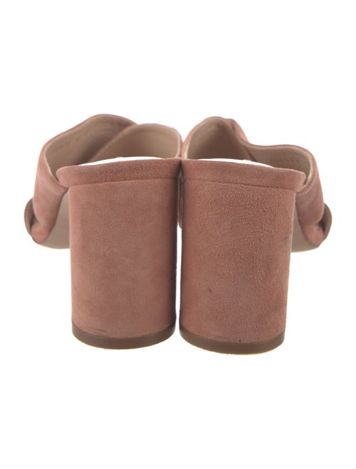 Stuart Weitzman Suede Slides