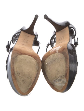 Stuart Weitzman Patent Leather Sandals