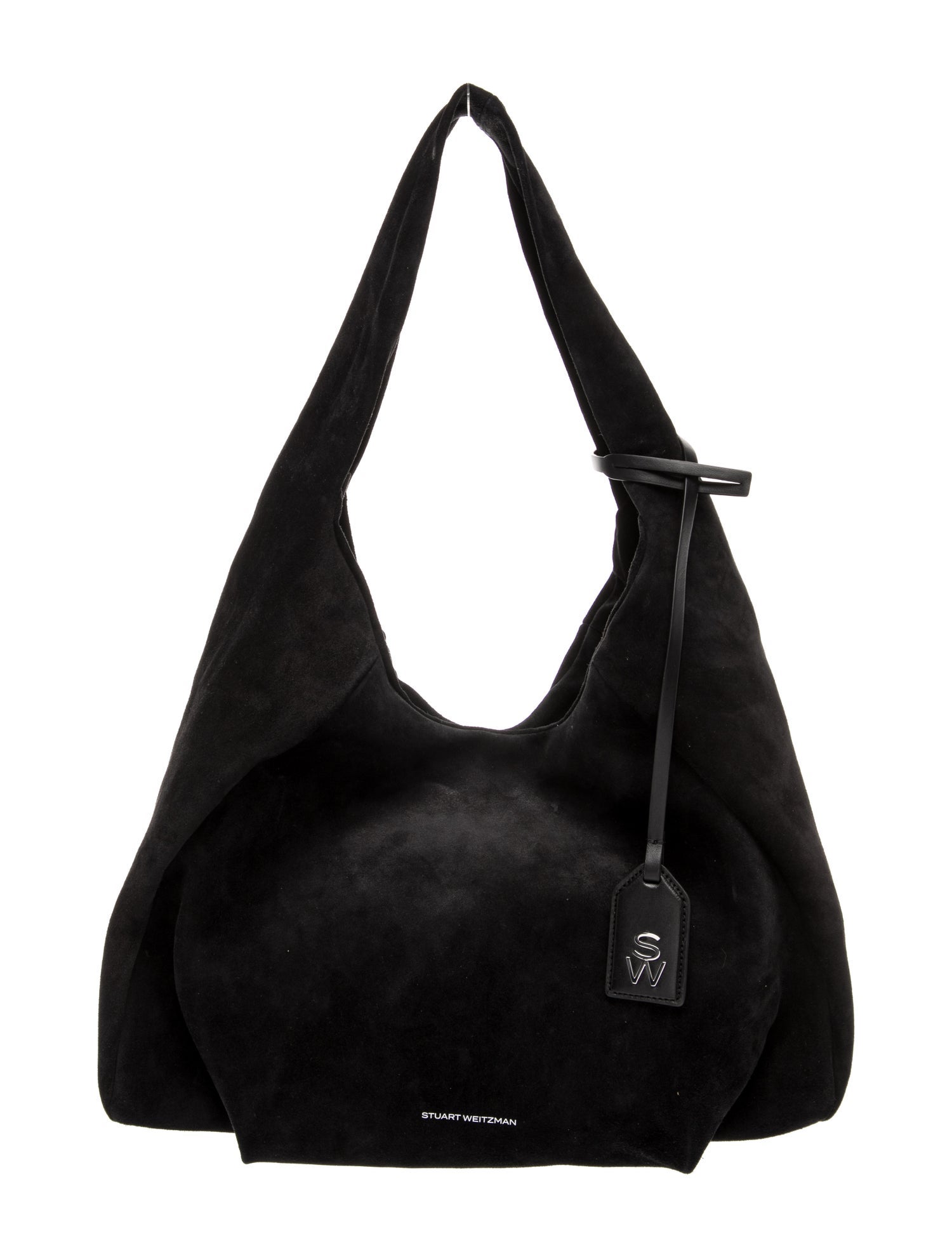 Stuart Weitzman Suede Top Handle Bag