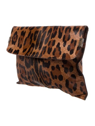 Stuart Weitzman Ponyhair Clutch