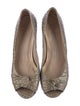 Stuart Weitzman Embossed Leather Pumps