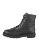 Stuart Weitzman Leather Combat Boots
