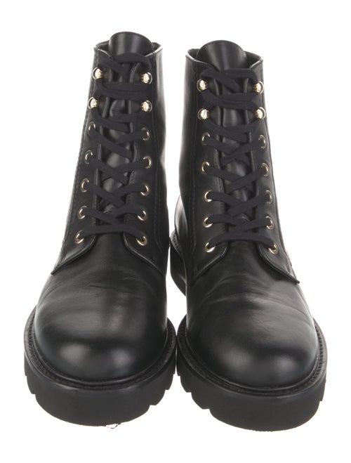 Stuart Weitzman Leather Combat Boots