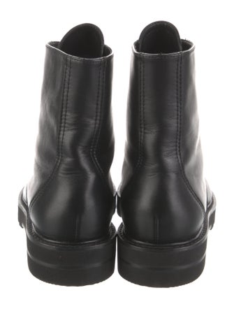 Stuart Weitzman Leather Combat Boots