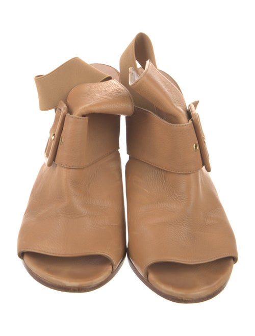 Stuart Weitzman Leather Slingback Sandals