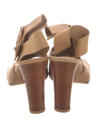 Stuart Weitzman Leather Slingback Sandals