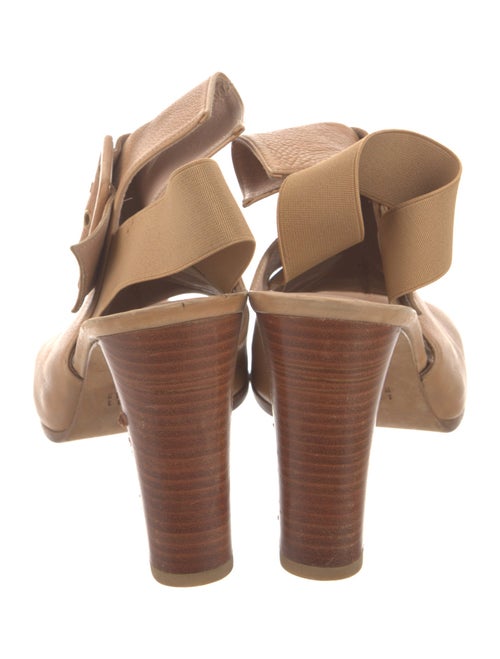 Stuart Weitzman Leather Slingback Sandals