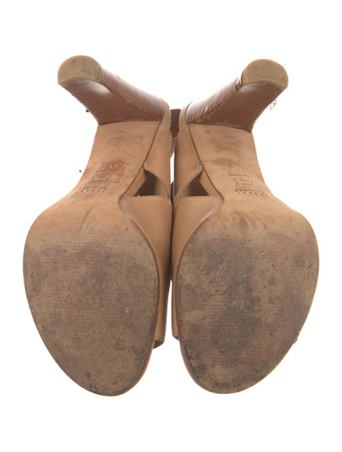 Stuart Weitzman Leather Slingback Sandals