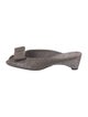 Stuart Weitzman Glitter Bow Accents Mules