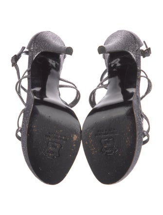 Stuart Weitzman Glitter Sandals