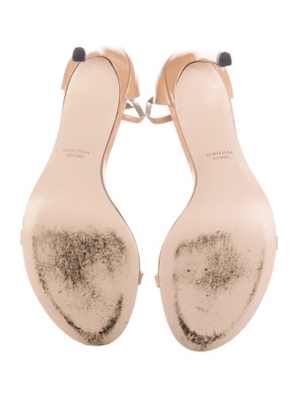 Stuart Weitzman Patent Leather Sandals