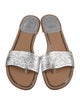 Stuart Weitzman Leather Slides