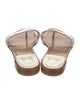Stuart Weitzman Leather Slides