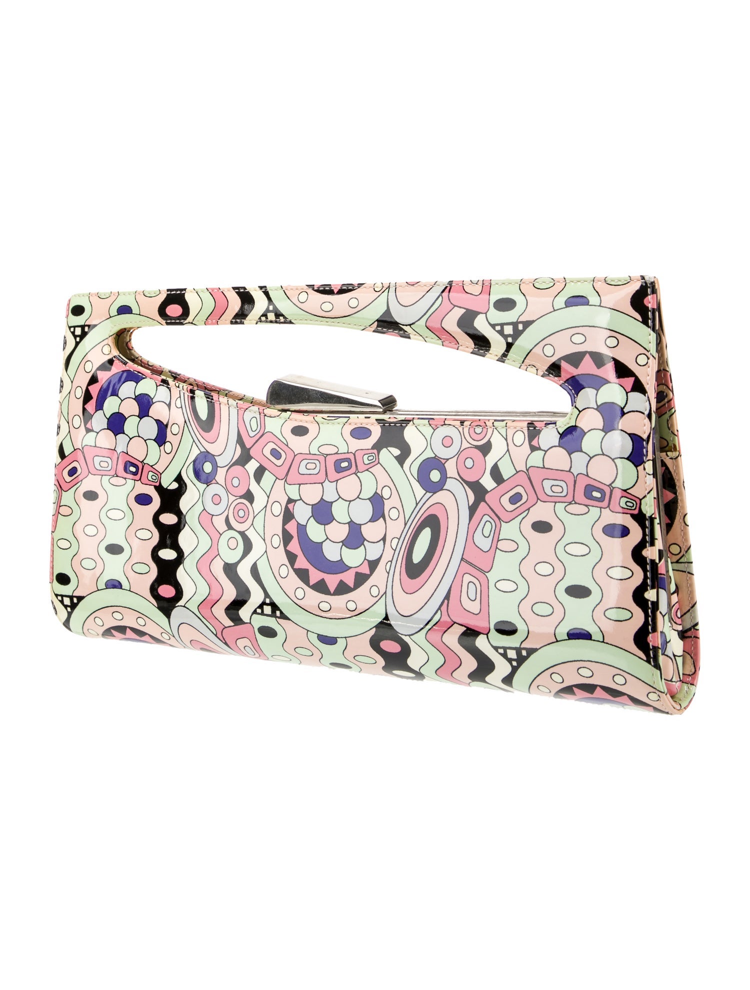 Stuart Weitzman Patent Leather Clutch