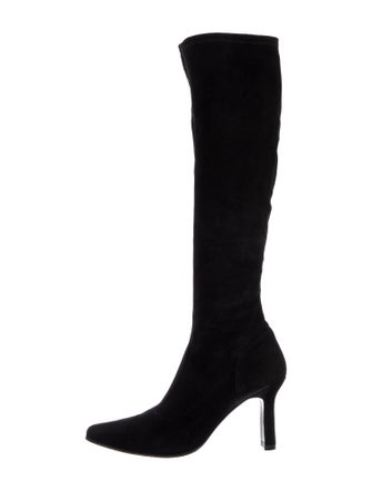 Stuart Weitzman Suede Sock Boots