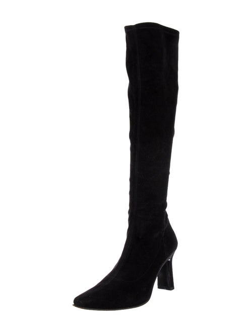 Stuart Weitzman Suede Sock Boots