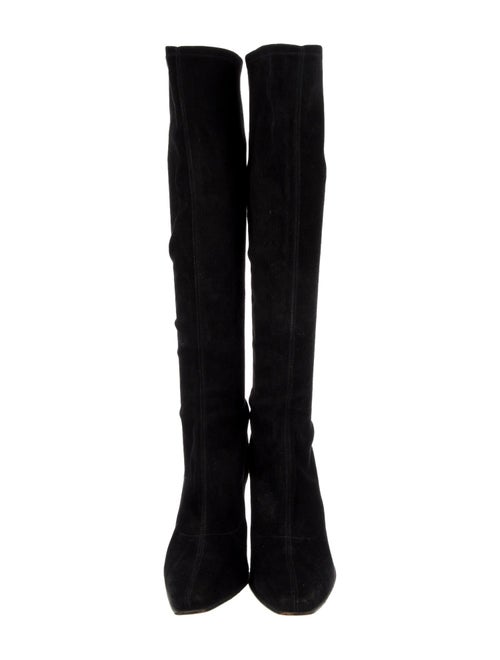 Stuart Weitzman Suede Sock Boots