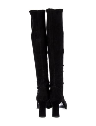 Stuart Weitzman Suede Sock Boots
