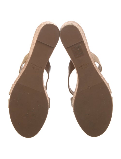 Stuart Weitzman Leather Slides