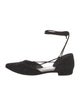 Stuart Weitzman Suede D'Orsay Flats