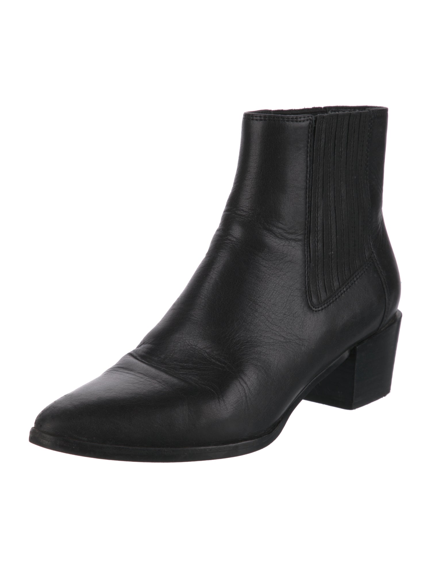 Stuart Weitzman Leather Chelsea Boots