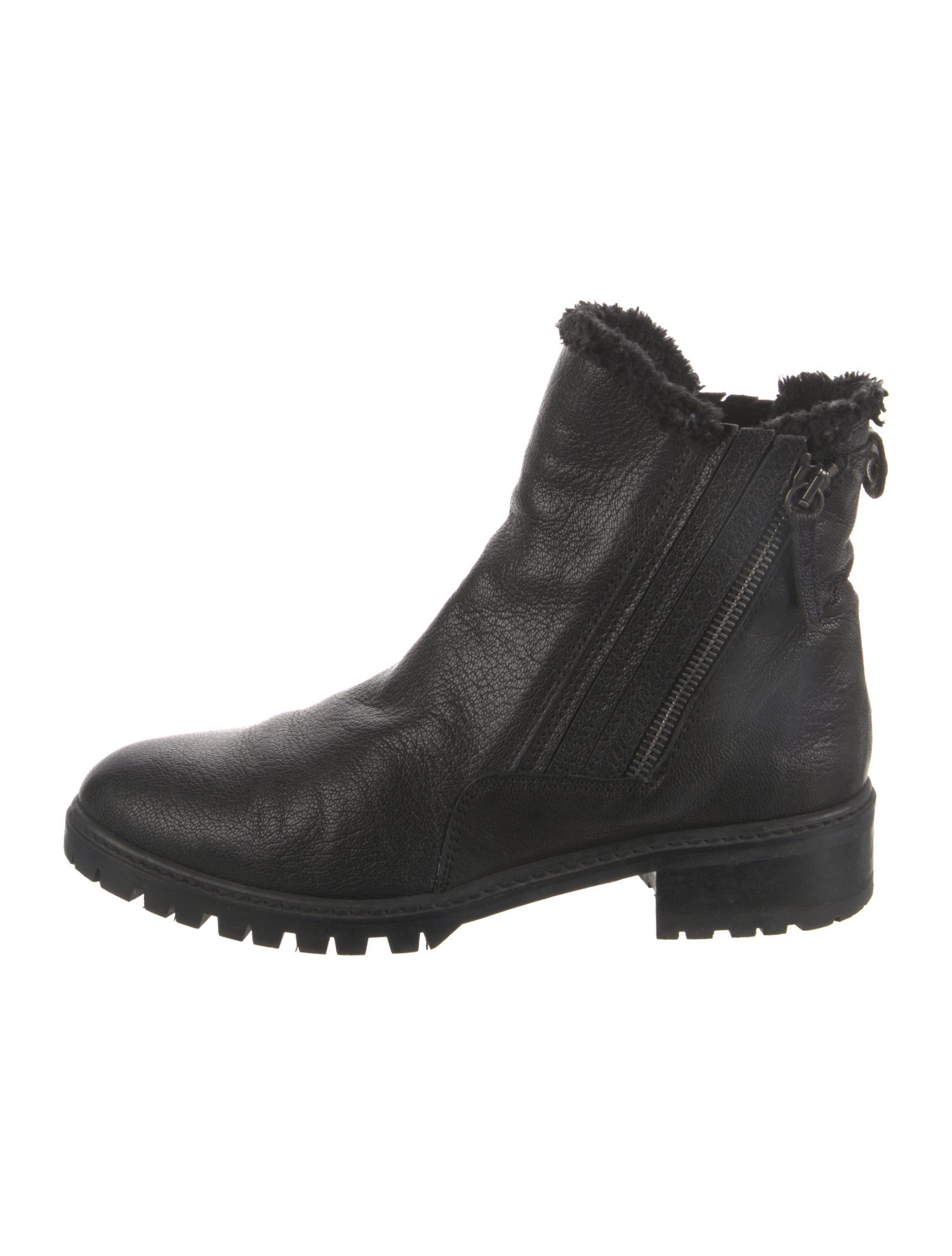 Stuart Weitzman Leather Combat Boots