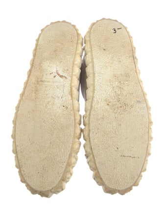 Stuart Weitzman Leather Raw-Edge Trim Sneakers