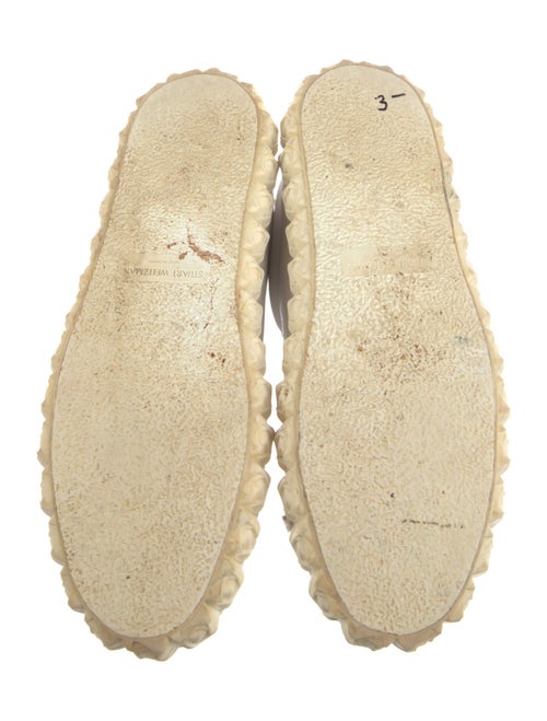 Stuart Weitzman Leather Raw-Edge Trim Sneakers