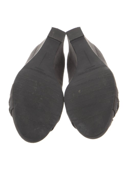 Stuart Weitzman Suede Studded Accents Pumps