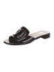 Stuart Weitzman Patent Leather Slides