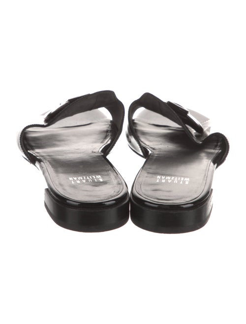 Stuart Weitzman Patent Leather Slides