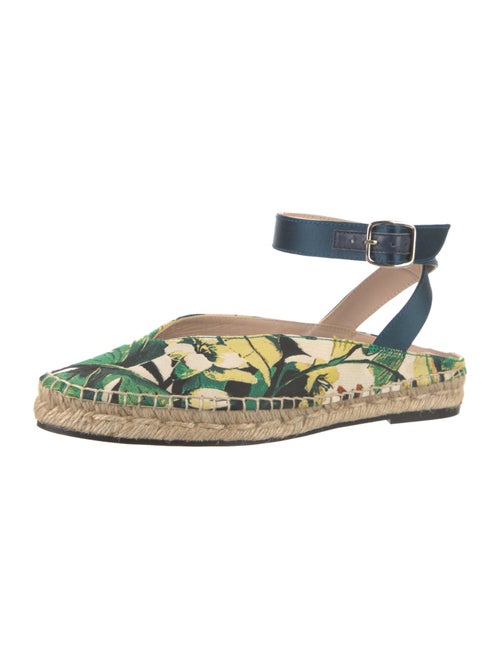 Stuart Weitzman Floral Print Espadrilles