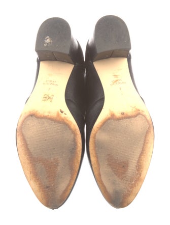 Stuart Weitzman Leather Embroidered Accent Sock Boots