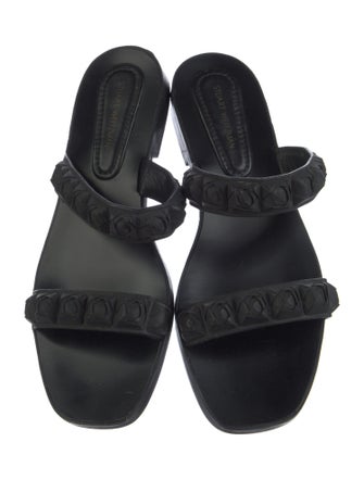 Stuart Weitzman Rubber Slides