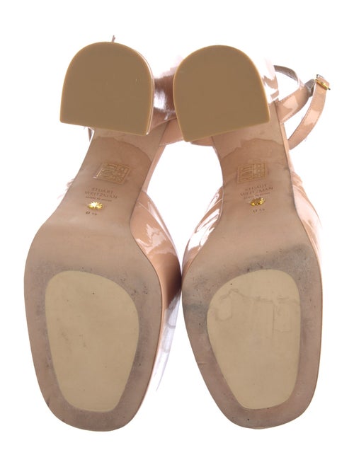 Stuart Weitzman Patent Leather Slingback Pumps