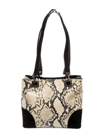 Stuart Weitzman Snakeskin Shoulder Bag