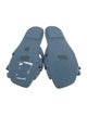 Stuart Weitzman Denim Bow Accents Slides