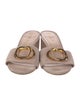 Stuart Weitzman Suede Slides