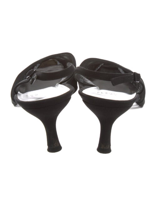 Stuart Weitzman Satin Slingback Pumps