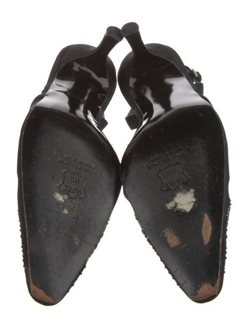 Stuart Weitzman Satin Slingback Pumps