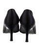 Stuart Weitzman Satin Ruffle Embellishment Pumps